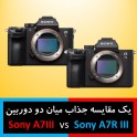 مقایسه دوربین های سونی a7 III و سونی a7R III