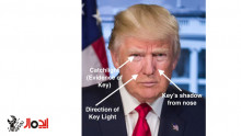 زبان نورپردازی : تحلیل و بررسی نورپردازی پرتره های رسمی دونالد ترامپ 