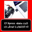 کارت حافظه CF Xpress که کارتخوان با خودش دارد 