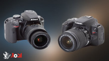 مقایسه دوربین های سطح مبتدی : Canon EOS Rebel sl2  با Nikon D3400