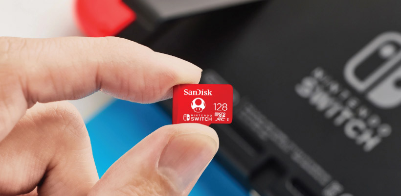 کارت SD برای سوییچ؛ Sandisk MicroSDXC برای Nintendo Switch