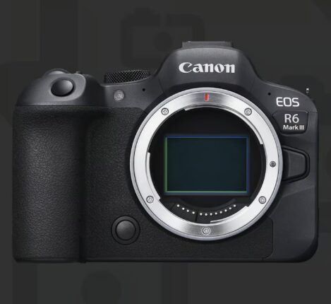 کانن EOS R6 Mark III ؛ نسل تازه دوربین فول فریم با سنسور ۳۲ مگاپیکسلی 62 Canon R6 Mark III front view