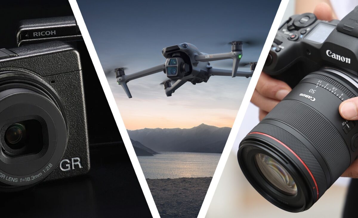 تصویر DJI Mini 5 در حال پرواز → «پهپاد DJI Mini 5 با سنسور LiDAR در حال پرواز»