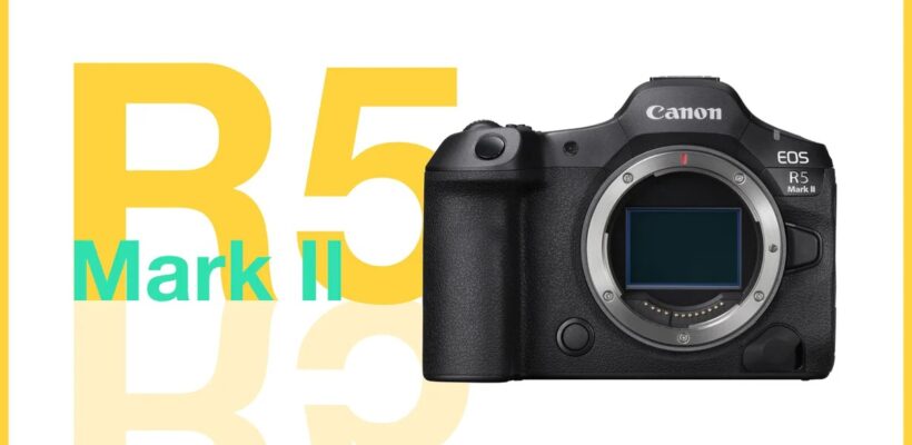 بررسی کامل دوربین Canon EOS R5 Mark II؛ سرعت، هوش و کیفیت در یک بدنه حرفهای 1 نمای روبهروی دوربین کانن EOS R5 Mark II.