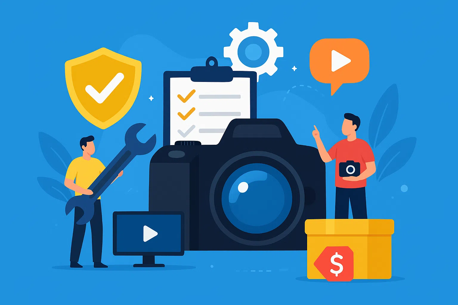 تعمیر، سرویس، فروش و آموزش دوربین‌های عکاسی و فیلمبرداری | ایده‌آل سرویس