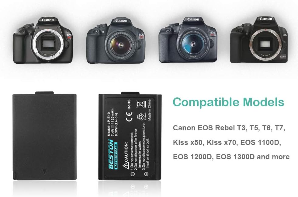 کیت 2 عددی باتری LP-E10 بستون