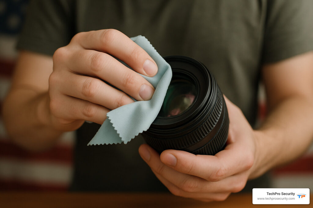 فهرست بازرسی و نگهداری دوربین