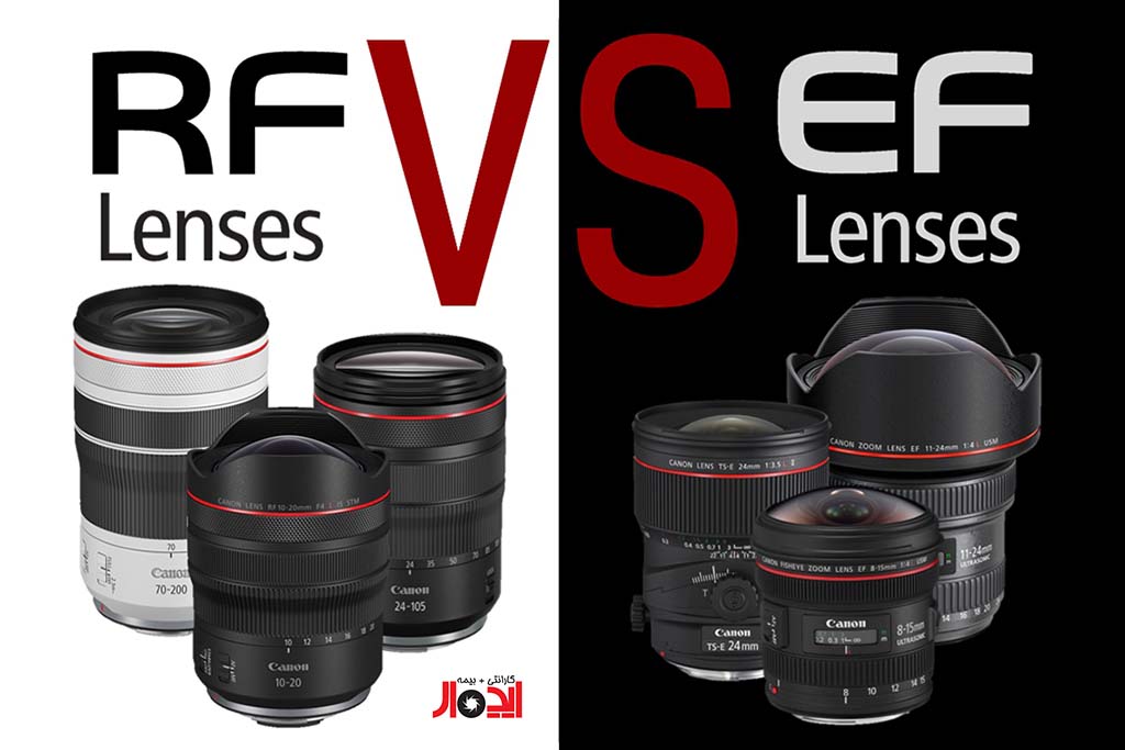 تکنولوژی canon EF lens RF lens/ 