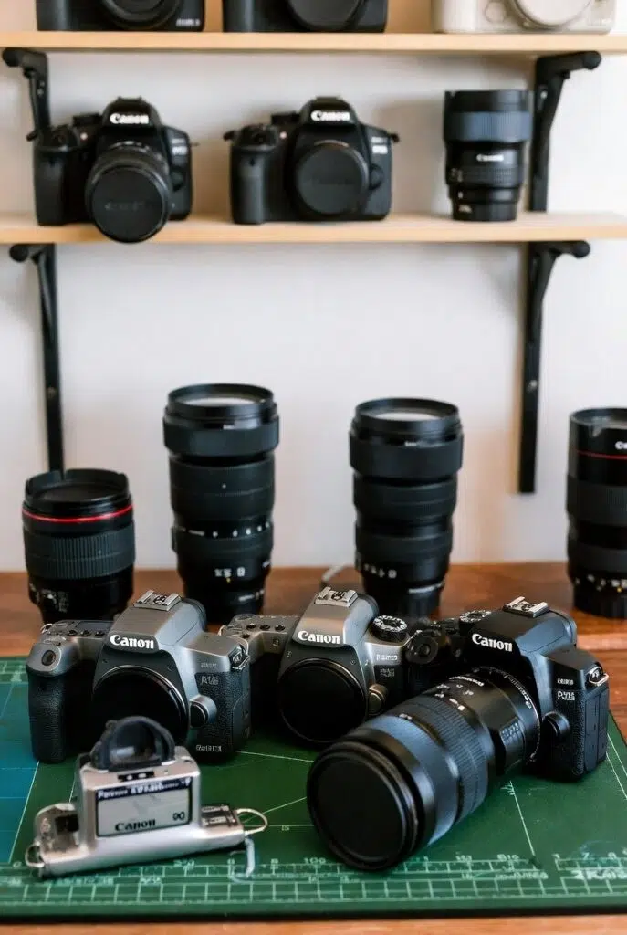 قیمت تعمیر کانن (canon) — راهنمای جامع تعرفه و برآورد هزینه 5 یک ذرهبین روی نماد کانن و نماد دلار که مفهوم بررسی هزینه تعمیر را میرساند