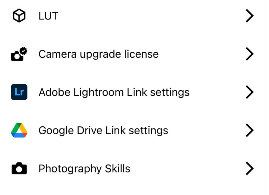 فرآیند انتخاب و بارگذاری یک فایل LUT در اپلیکیشن Creators' App برای انتقال به دوربین.