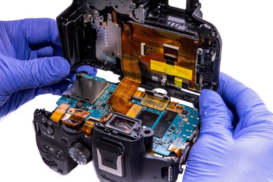 تعمیر نمایشگر کانن: راهنمای جامع تشخیص، عیبیابی و تعویض LCD 2 تشخیص مشکل های داخلی دوربین کانن