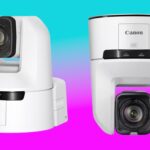 مقایسه پورت‌های پشتی دوربین CR-N350 (چپ) و CR-N400 (راست) و نمایش تفاوت در اتصالات حرفه‌ای.