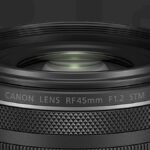 canon rf 45mm f1.2 stm front view