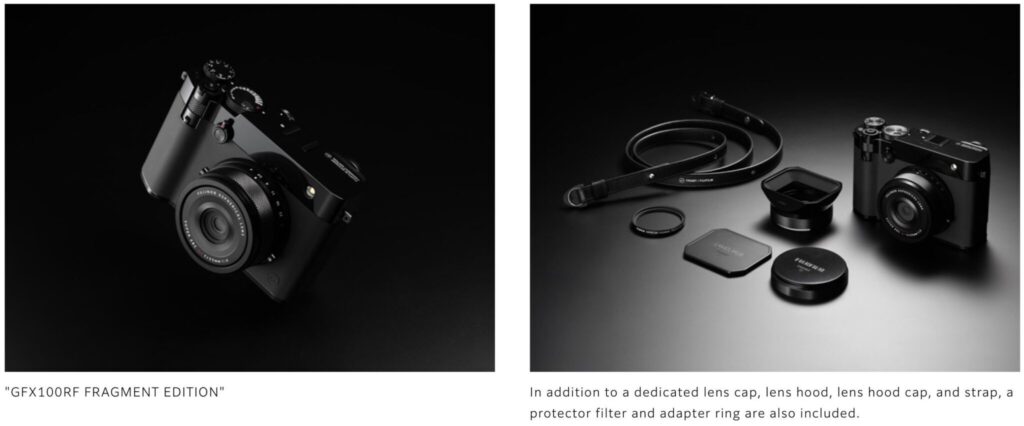 بخش بالایی براق دوربین GFX100RF Fragment Edition