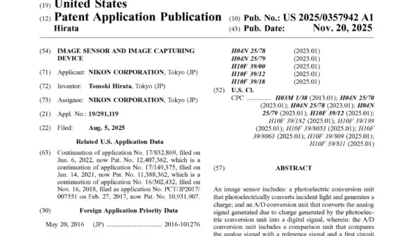 پتنت جدید نیکون: سنسور چندلایه برای دینامیک رنج بالاتر و خوانش سریعتر 4 نمودار تبدیل سیگنال موازی در سنسور انباشته