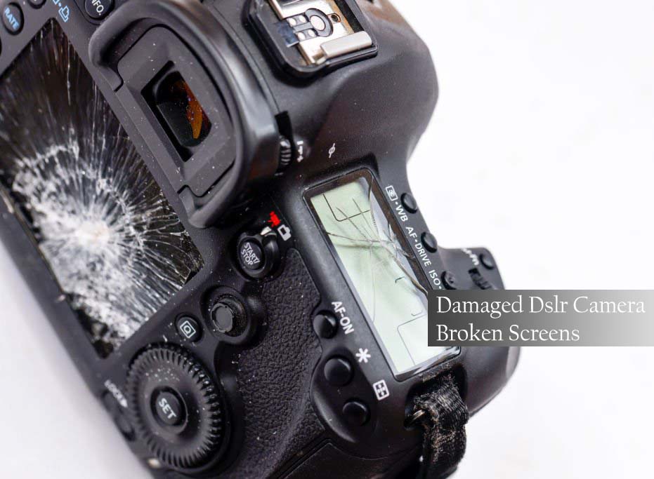 تعمیر نمایشگر کانن: راهنمای جامع تشخیص، عیبیابی و تعویض LCD 3 آسیب دیدگی LCD و display دوربین کانن