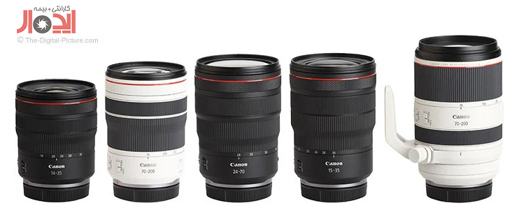 تنوع لنزهای کانن 
