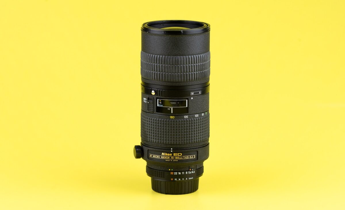 Nikon AF Zoom-Micro Nikkor 70-180mm lens product photo