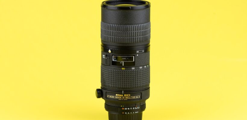 نقد و بررسی لنز Nikon AF Zoom-Micro Nikkor 70-180mm f/4.5-5.6D | لنز ماکرو زوم نایاب نیکون 1 Nikon AF Zoom-Micro Nikkor 70-180mm lens product photo