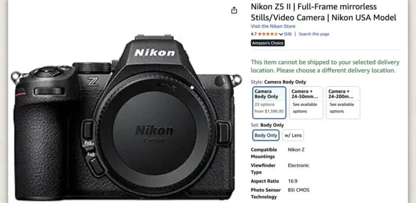 این عبارت به بررسی سه دوربین نیکون که در آمازون در پایان سال پرفروش‌ترین بودند، اشاره دارد.