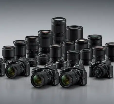 نمایش کامل و حرفه‌ای خانواده دوربین‌های نیکون Z-Series و DSLR در فروشگاه ایده‌آل دوربین