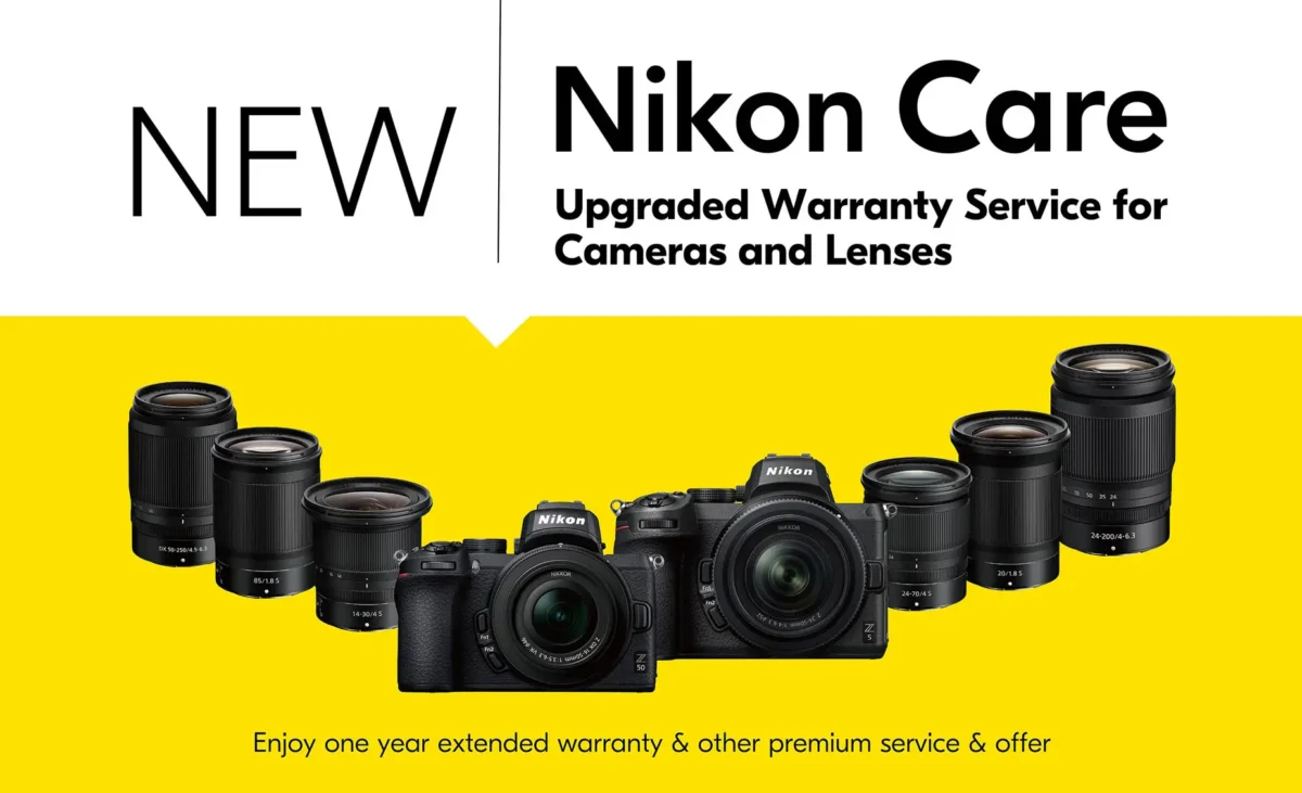 نیکون خدمات پشتیبانی و مراقبت گسترده‌ای برای دوربین‌ها و لنزهای خود ارائه می‌دهد.