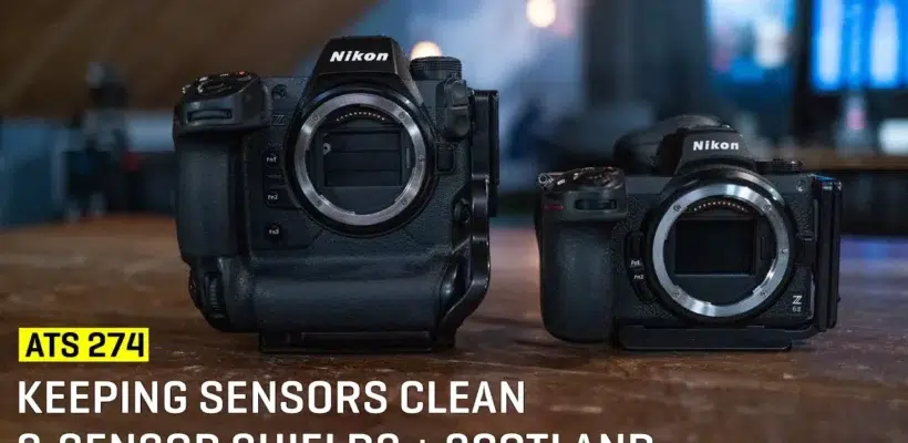 کلینینگ سنسور نیکون توسط تکنسین متخصص