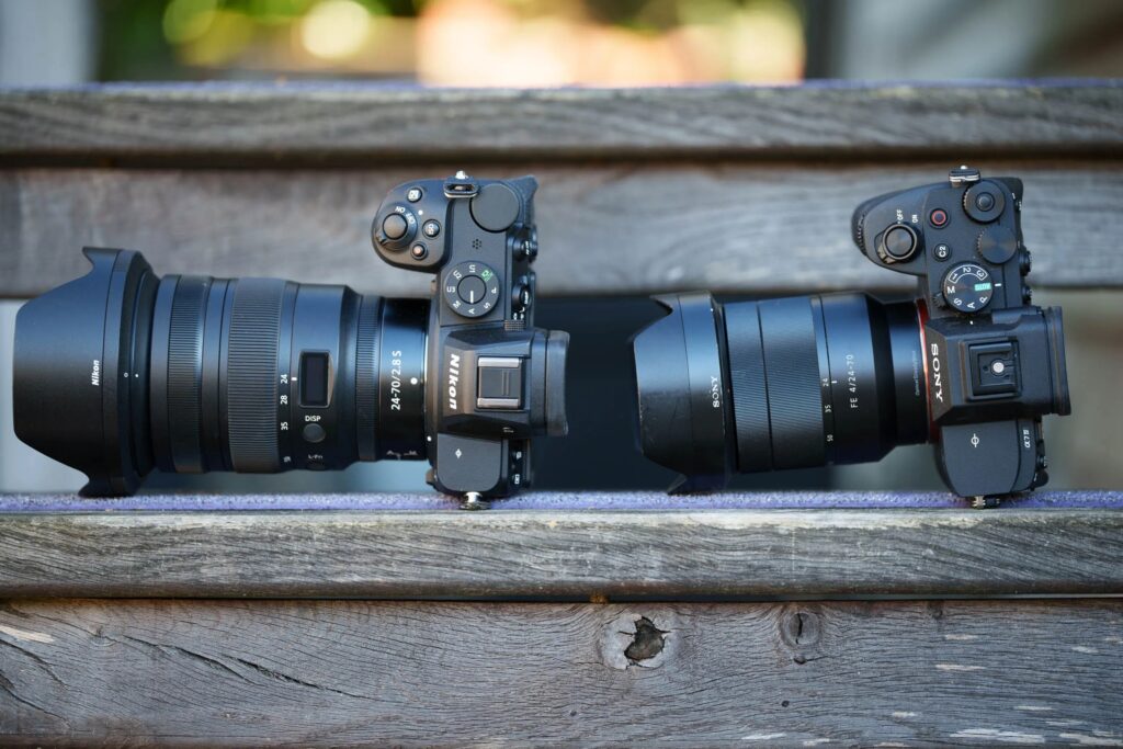 مقایسه جزئیات تصویر دو دوربین