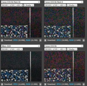 بررسی تخصصی سنسور کانن EOS R6 Mark III: تحلیل داینامیک رنج و عملکرد در ISO بالا 3 اینفوگرافیک ساده که تفاوت عمق رنگی (Bit Depth) بین فایل ۱۴ بیتی و ۱۲ بیتی را نشان میدهد.