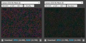 بررسی تخصصی سنسور کانن EOS R6 Mark III: تحلیل داینامیک رنج و عملکرد در ISO بالا 5 عکاسی با کیفیت بالا از یک صحنه شب یا کنسرت گرفته شده با کانن R6 Mark III در ISO بالا.