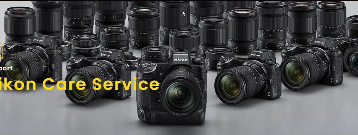 نیکون خدمات پشتیبانی برای دوربین‌ها و لنزهای خود ارائه می‌دهد.