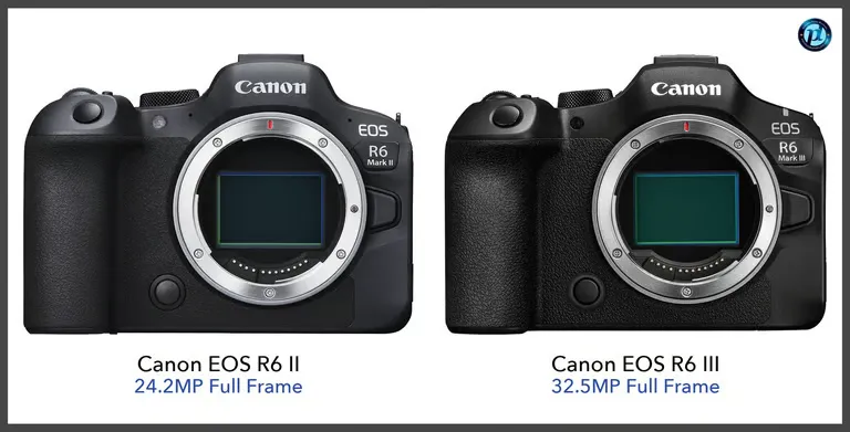 مقایسه Canon EOS R6 II و Canon EOS R6 III