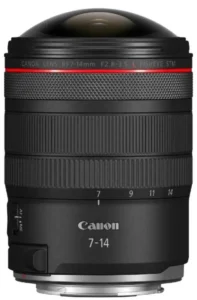لنز کانن RF 7-14mm F2.8-3.5 L Fisheye STM