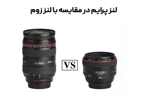 مقایسه لنز پرایم و زوم